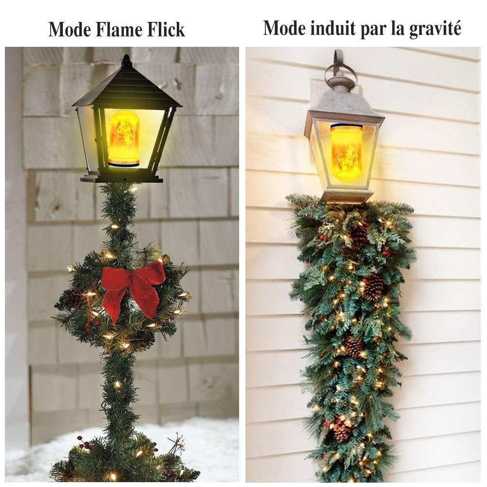 Flame LED Lamp with Gravity Sensor