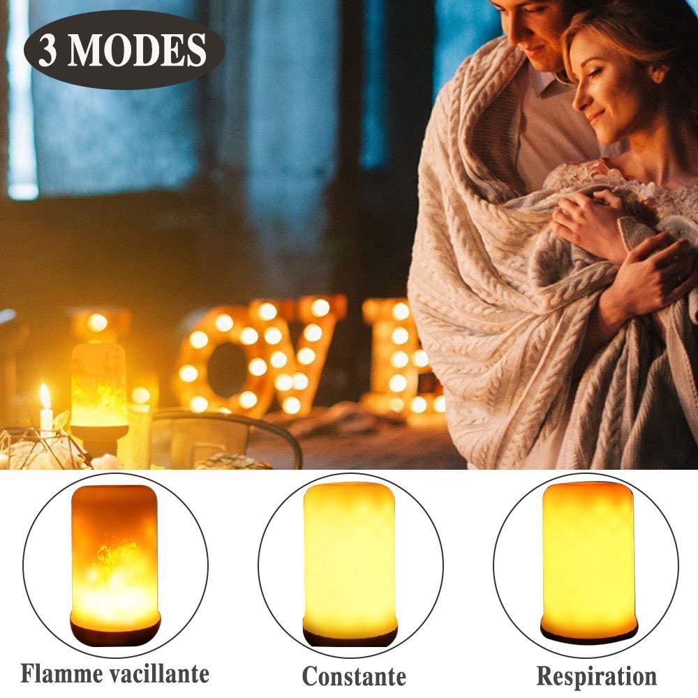 Flame LED Lamp with Gravity Sensor