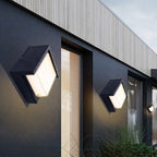 Elegant outdoor wall lamp with motion sensor