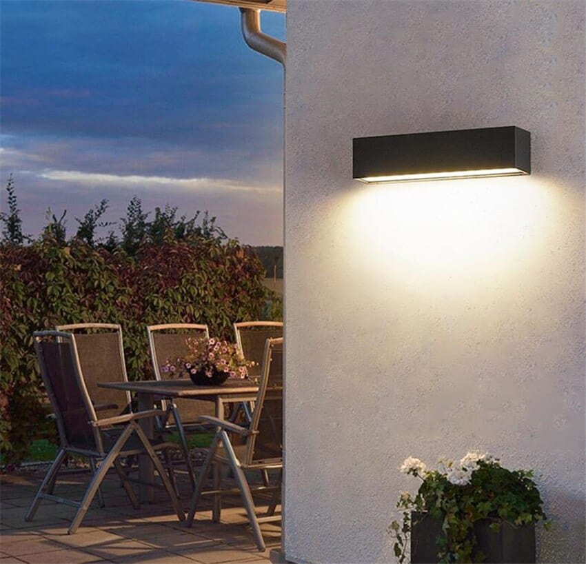 Illuminated Bar Wall Light | Outdoor Wall Light for Terrace and Garden