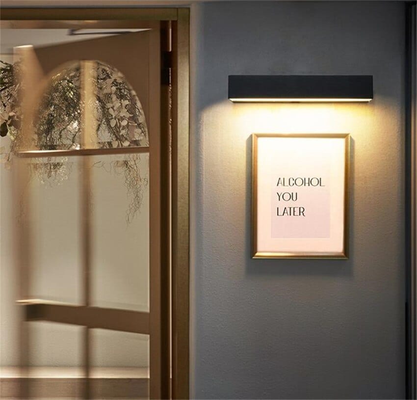 Illuminated Bar Wall Light | Outdoor Wall Light for Terrace and Garden