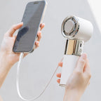 Portable Neck Fan with Built-in Power Bank and Foldable Design