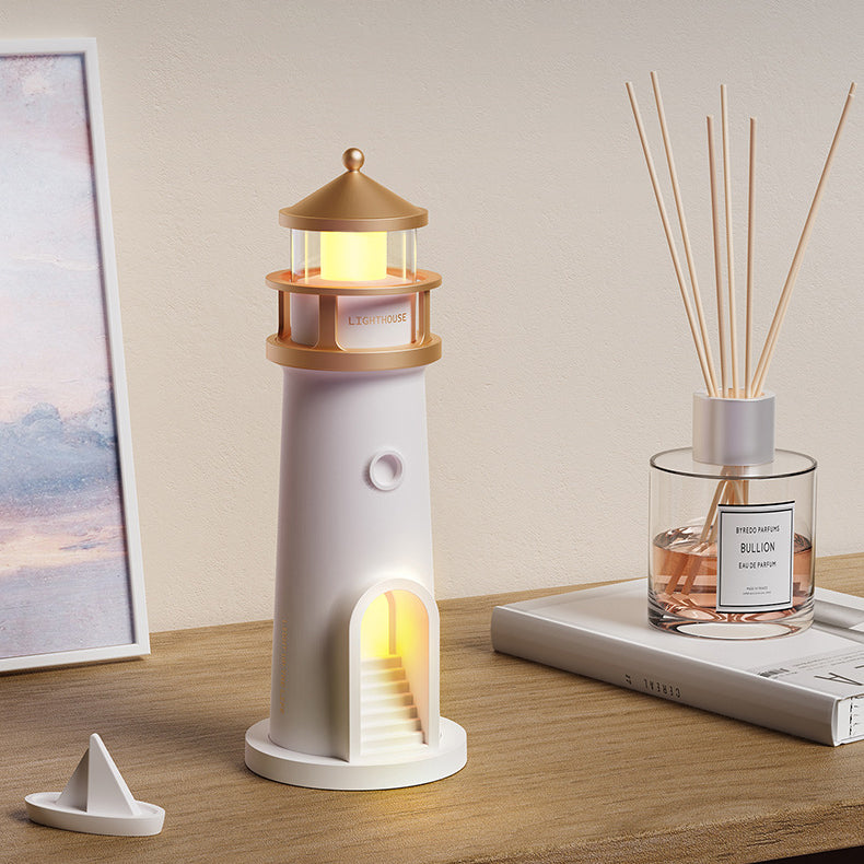 Lighthouse Speaker Bluetooth Lamp Moon Shadow Ambient Light Best Gift