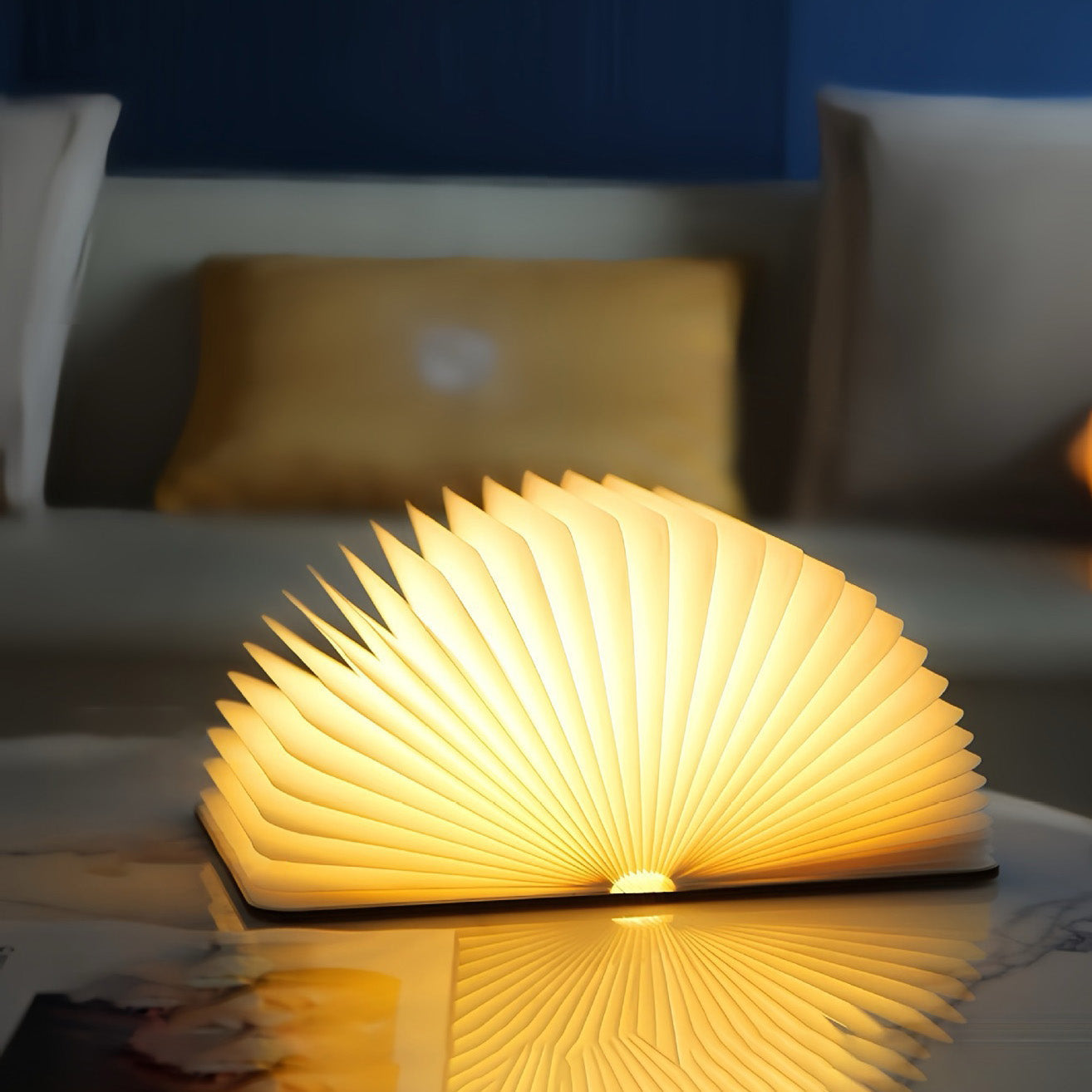📖 Wood book lamp - For desk study gift decoration light