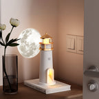 Lighthouse Speaker Bluetooth Lamp Moon Shadow Ambient Light Best Gift