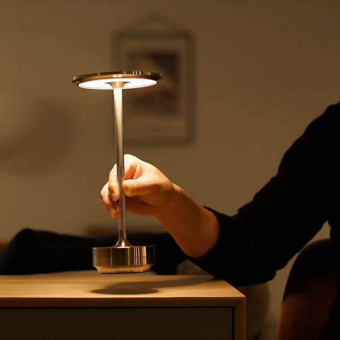 Wireless | Rechargeable Touch-Control LED Table Lamp for Elegant Ambient Light