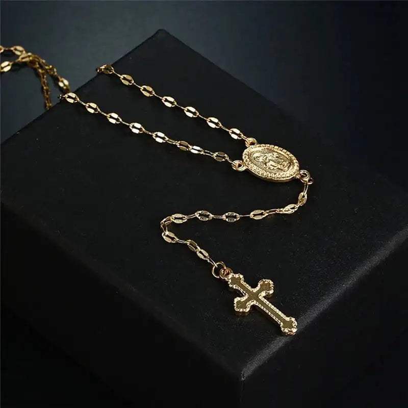 Spiritual Rosary Necklace – Stylish Faith Jewelry for Any Occasion
