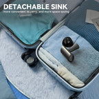 Portable 1100W Steam Iron with 300ml Water Tank & Quick Heat-Up