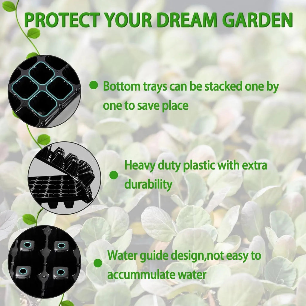 Rectangular Plant Bowl – Seedling Tray for Efficient Germination and Growth of Seedlings