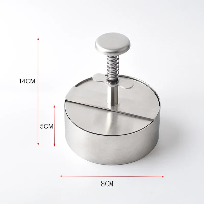304 Stainless Steel Burger Press for Perfect Patties