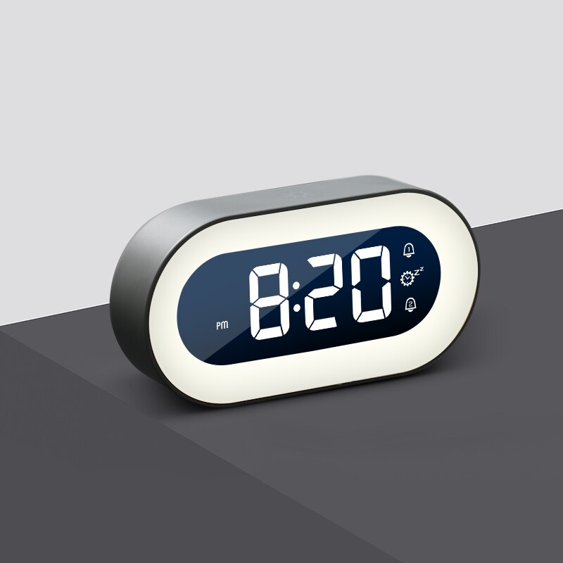 Digital Alarm Clock with Nightlight – Lumino