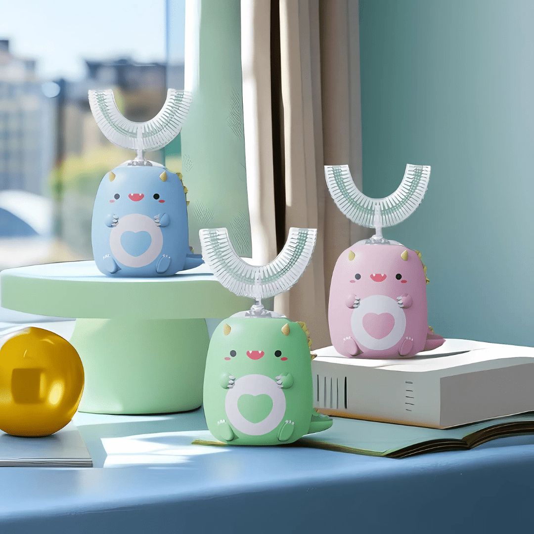 DINO BRUSH – Electric Toothbrush for Kids with 360° Cleaning