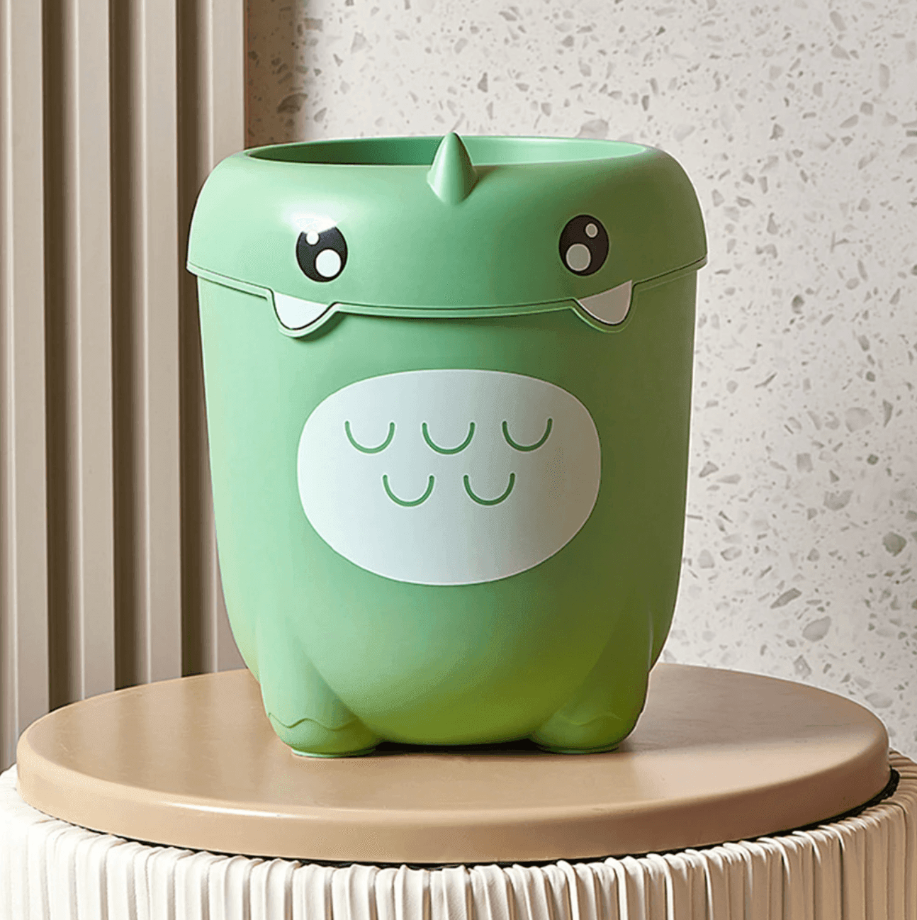 Dinosaur trash can