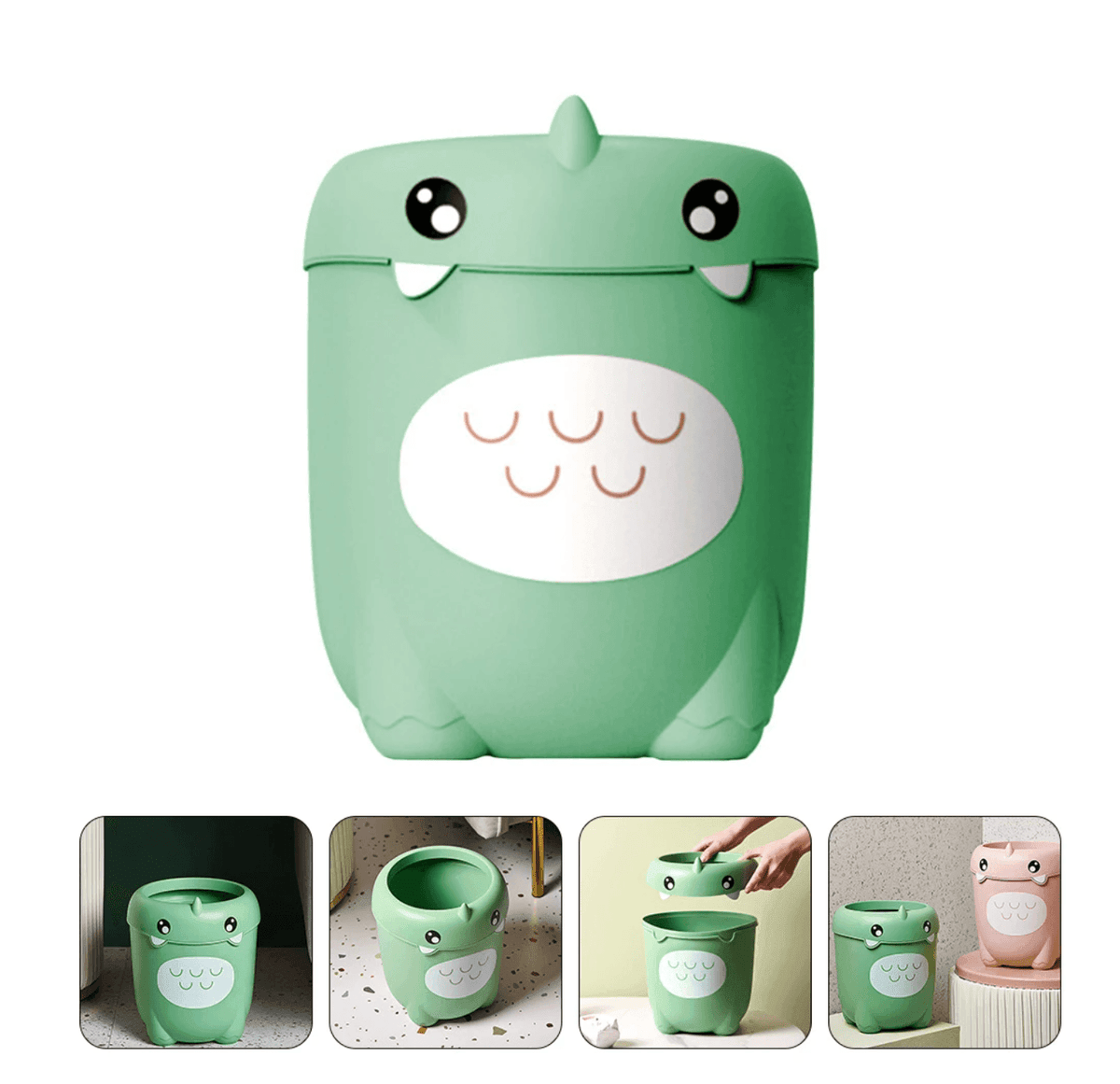 Dinosaur trash can