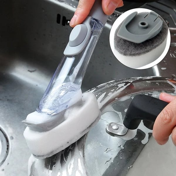 Dishwashing Brush with Soap Dispenser – DishMaster