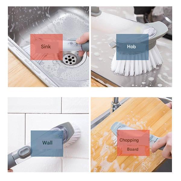 Dishwashing Brush with Soap Dispenser – DishMaster