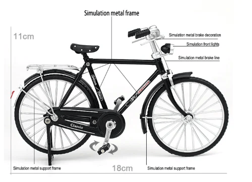 DIY Bicycle Scale Model - RetroCycle