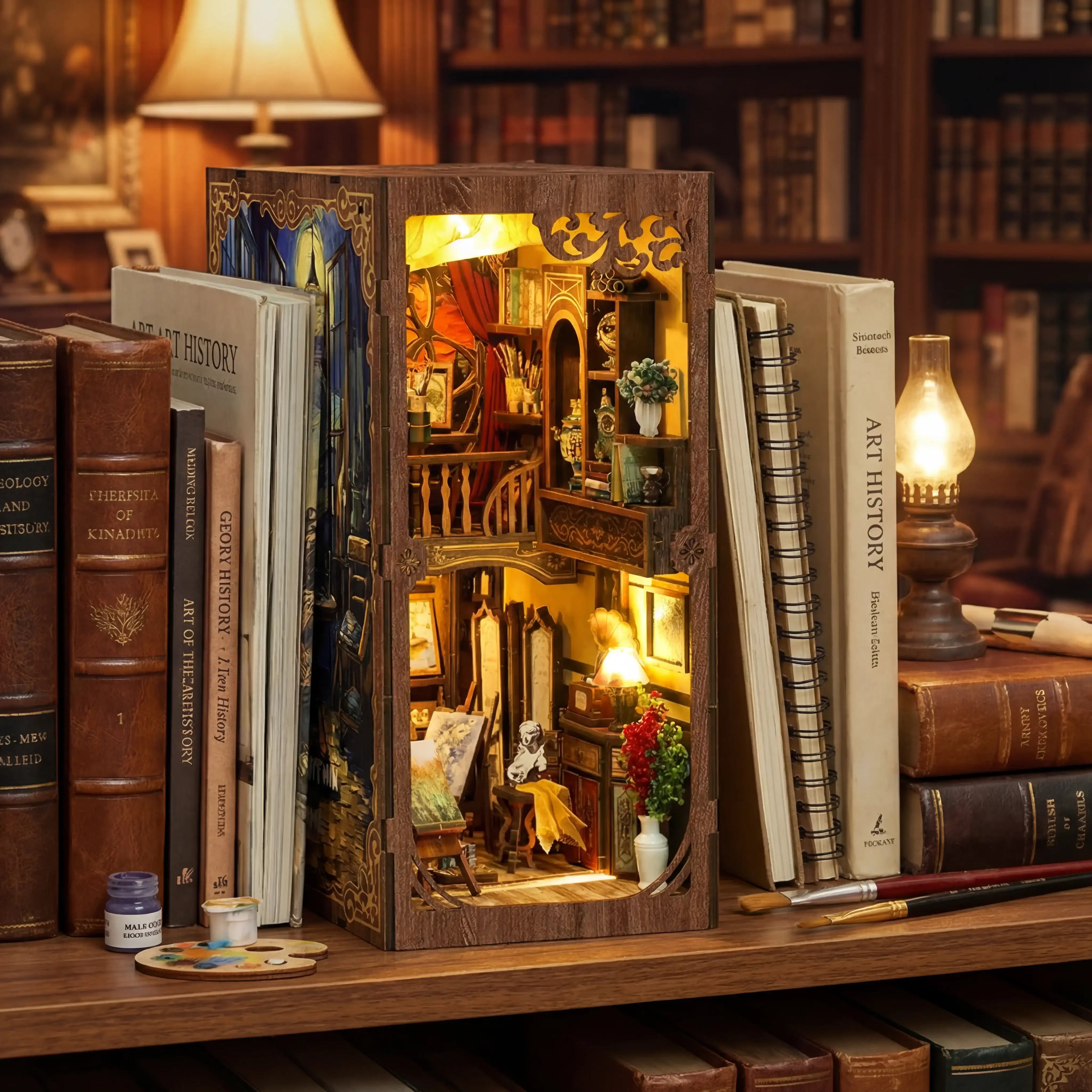 Whispers of Starlit Frames DIY Book Nook Kit