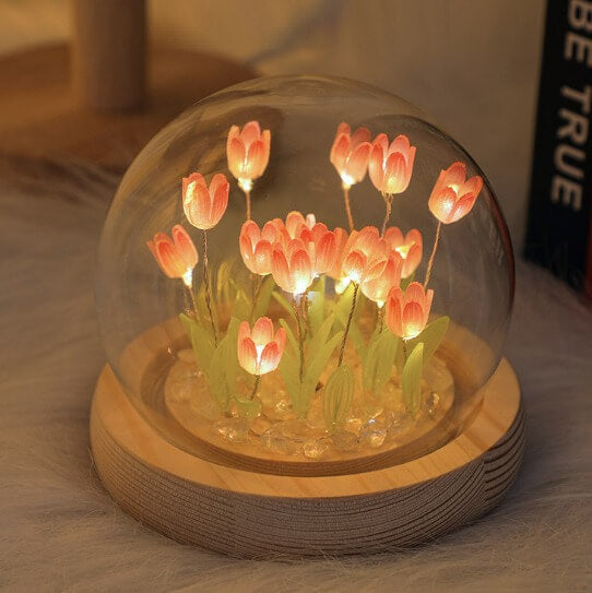 DIY Mini Tulip Flowers Night Lights