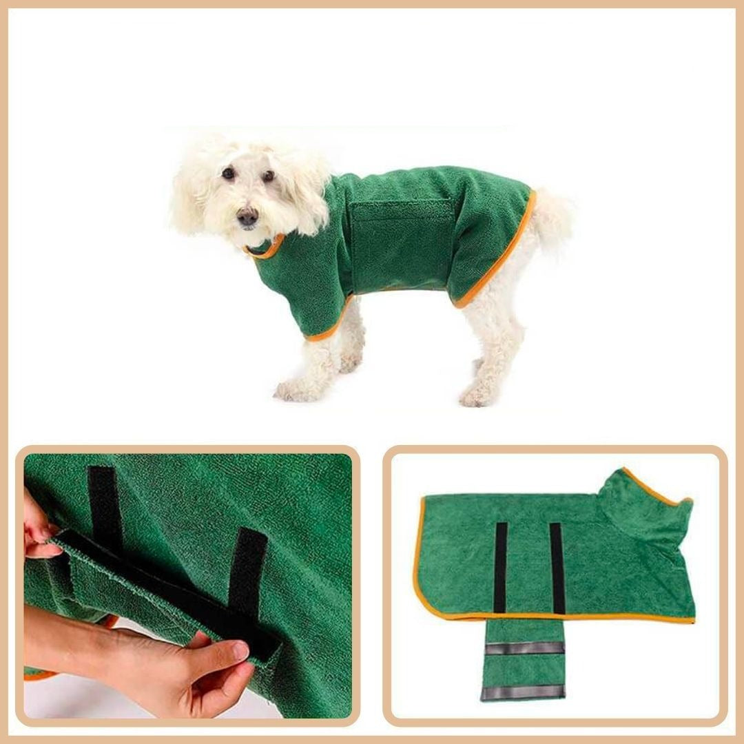 Dog bathrobe - DryPaws