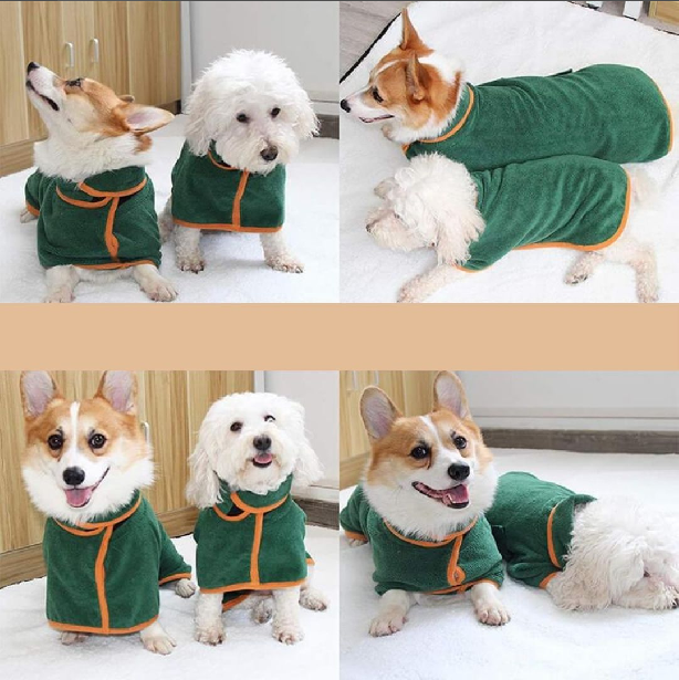 Dog bathrobe - DryPaws