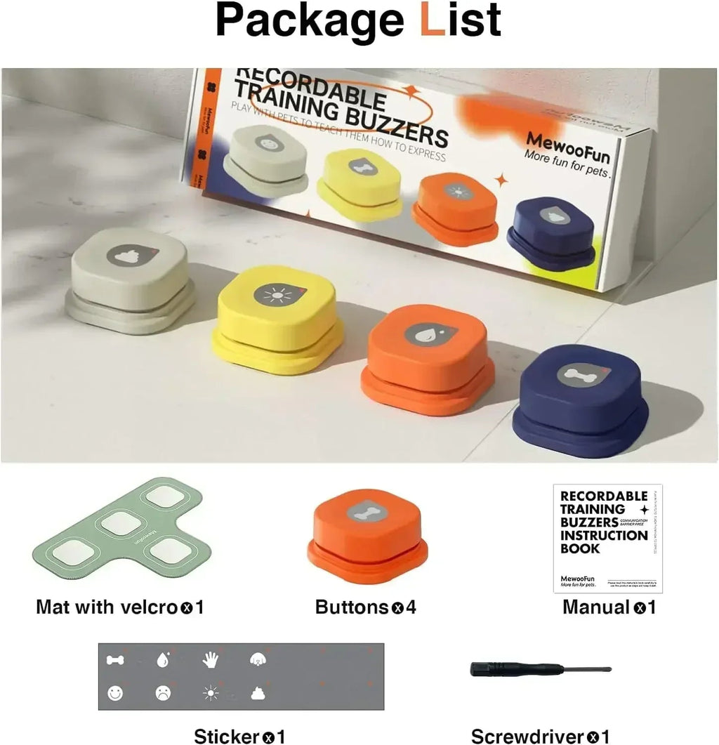 Dog Communication Buttons Set - BarkTalk