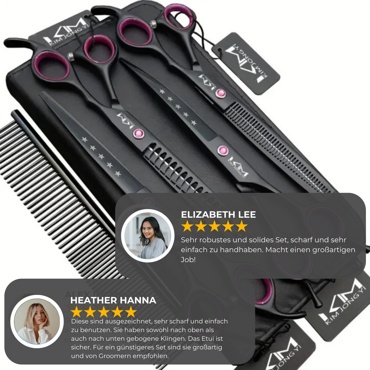 TrimPro Pet Grooming Set – Complete Scissors Set for Precise Coat Care