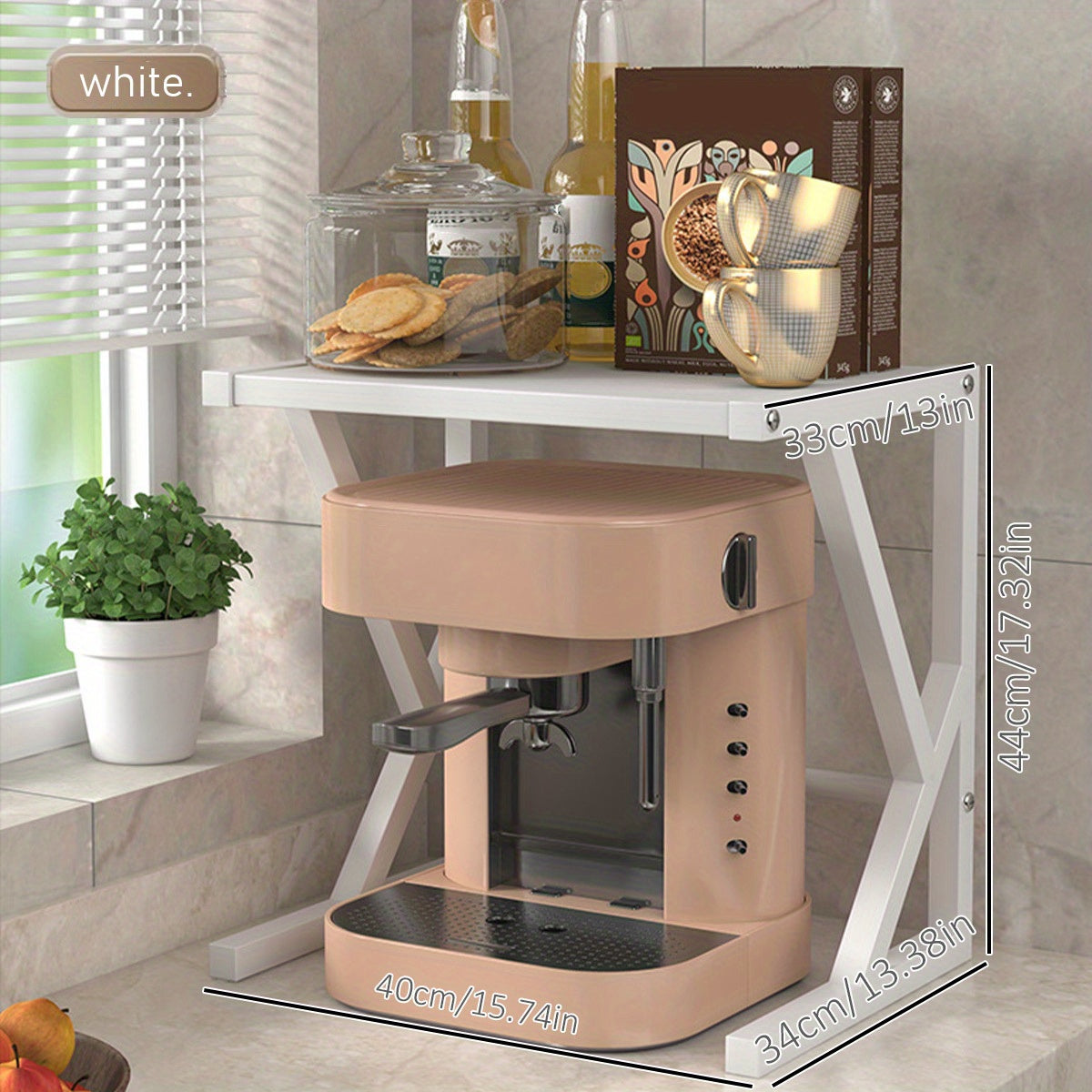 Double-Layer Kitchen Storage Rack - Milan