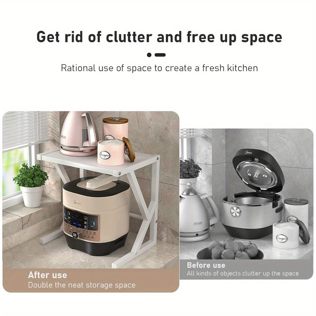 Double-Layer Kitchen Storage Rack - Milan