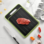Double-Sided Chopping Board with Defrosting Plate - BladeBoard