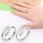 Hug Ring - Jewellery Love Piece for Couples & Universal Size