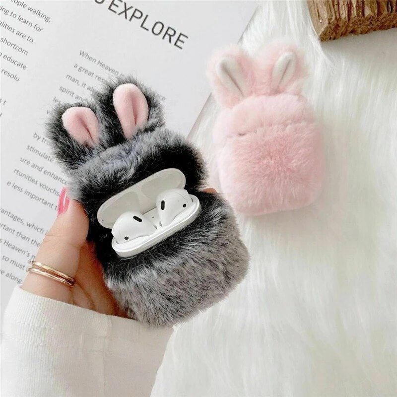 PolarPods - Protect your AirPods - Embrace the cute look - Plush ears!