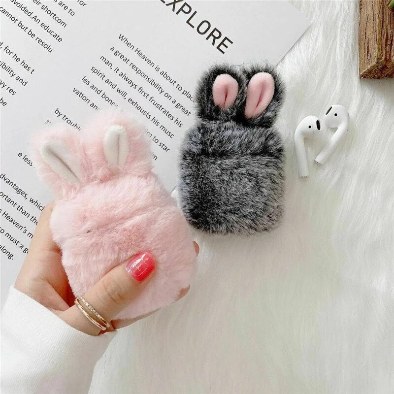 PolarPods - Protect your AirPods - Embrace the cute look - Plush ears!