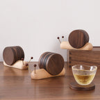 Snail coaster set - Unique charm - Decorate coffee breaks - Elegant and functional