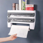 WrapHub - Practical dispenser - Food wrap and paper towels - Space saver