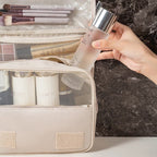 Practical travel - Easy access to cosmetic and grooming products