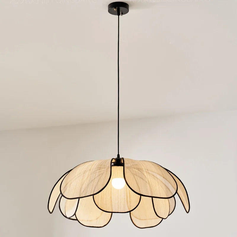 Rattan Pendant Light Tropical Design – Natural Lighting for Living Room & Dining Room