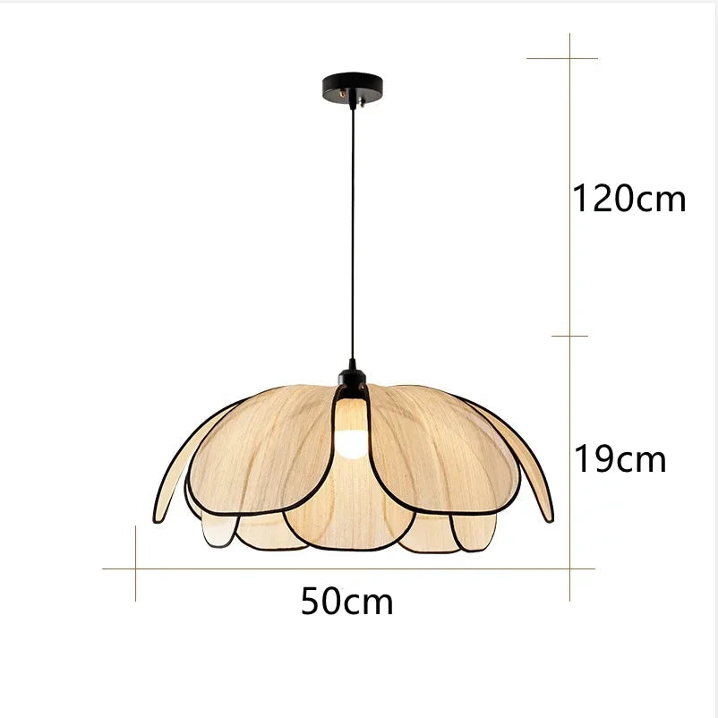 Rattan Pendant Light Tropical Design – Natural Lighting for Living Room & Dining Room