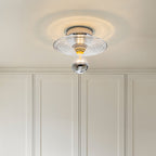 Modern Wave Ceiling Light – Elegant Glass Light for Living or Bedroom