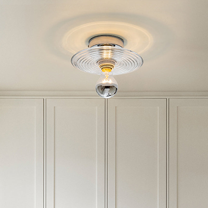 Modern Wave Ceiling Light – Elegant Glass Light for Living or Bedroom