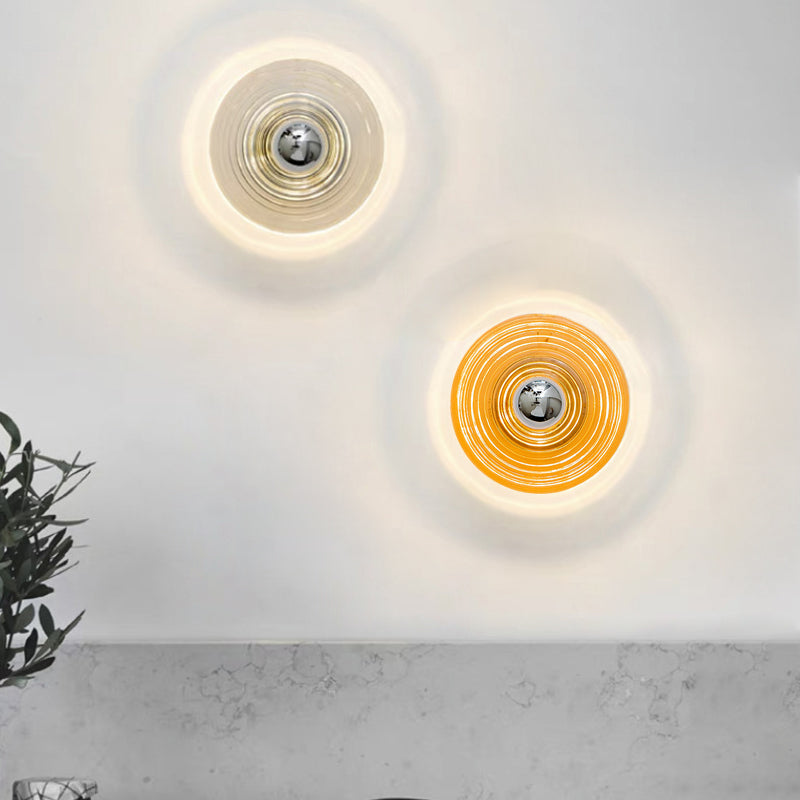 Modern Wave Ceiling Light – Elegant Glass Light for Living or Bedroom