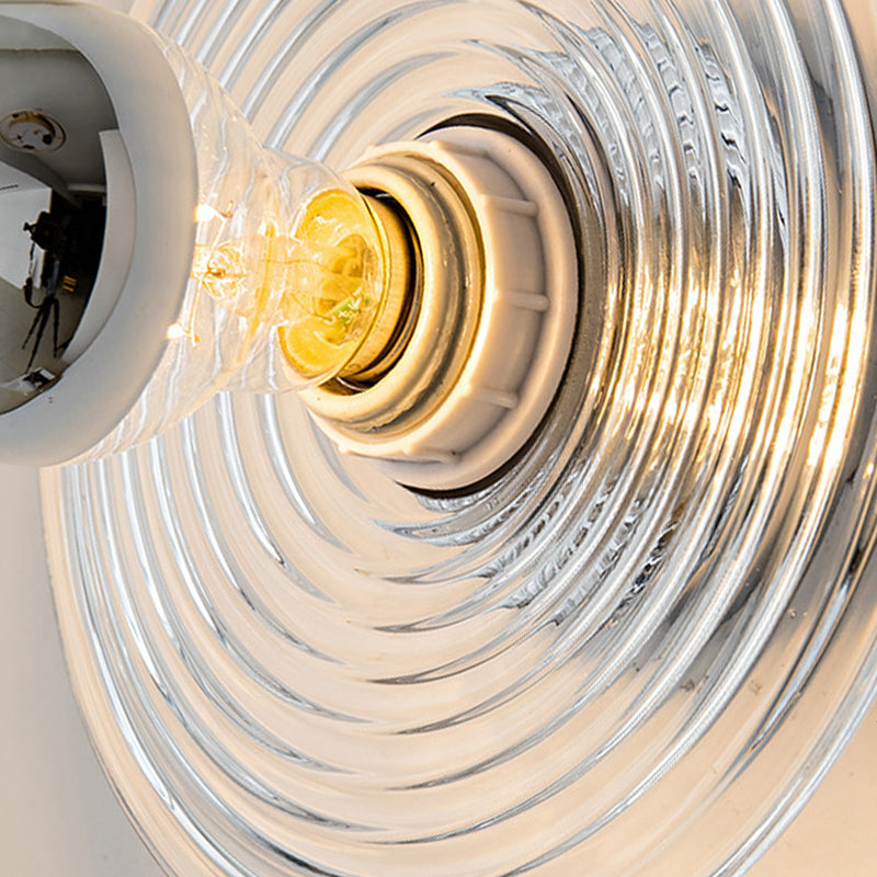 Modern Wave Ceiling Light – Elegant Glass Light for Living or Bedroom