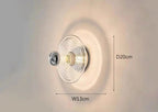 Modern Wave Ceiling Light – Elegant Glass Light for Living or Bedroom