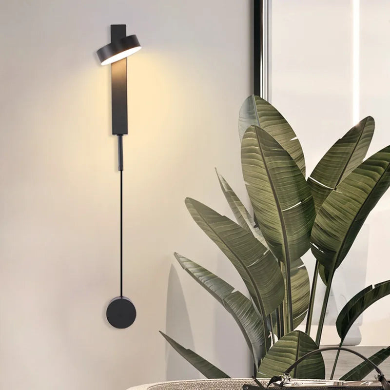 Modern LED Wall Light with Minimalist Design for Hallway or Living Room Energy-Efficient LED