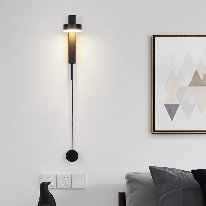 Modern LED Wall Light with Minimalist Design for Hallway or Living Room Energy-Efficient LED