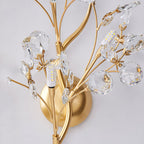 Modern Flower Wall Lamp made of Crystal – Elegant Wall Lighting for Living Spaces
