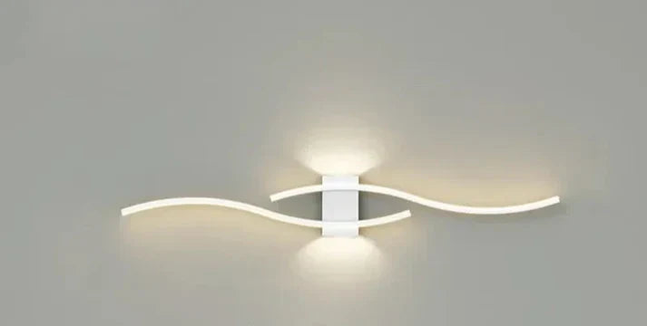 Lumivora Wave LED Wall Light | Modern Wave Design | Energy Saving & Stylish | 60×15 cm | Warm, Glare-Free Light