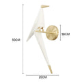 Modern Origami Crane Wall Light - Elegant LED Light for Living Spaces