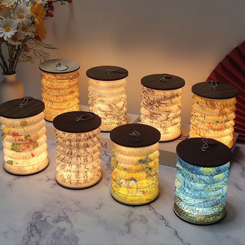 Foldable LED Lantern with Compact Design – Portable Decorative Lamp for Indoor and Outdoor Areas