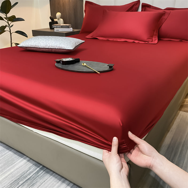 CottonLuxe Fitted Sheet | 100% Cotton | Breathable & Skin-Friendly | Perfect Fit with All-Around Elastic